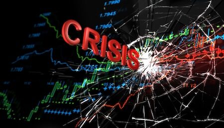 Crisis in Stock Market - 3D Rendering